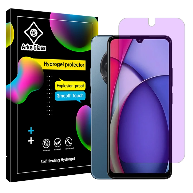 محافظ صفحه نمایش ضد اشعه بنفش آرکا گلس مدل Eye Care مناسب برای گوشی موبایل شیائومی Redmi A3 Pro