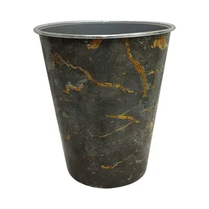 سطل زباله ونوس پلاستیک مدل خورشید طرح سنگ کد S03
