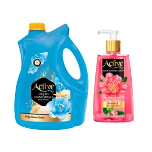 مایع دستشویی اکتیو مدل Blue Island وزن 3750 گرم به همراه مایع دستشویی اکتیو مدل P5 وزن 450 گرم