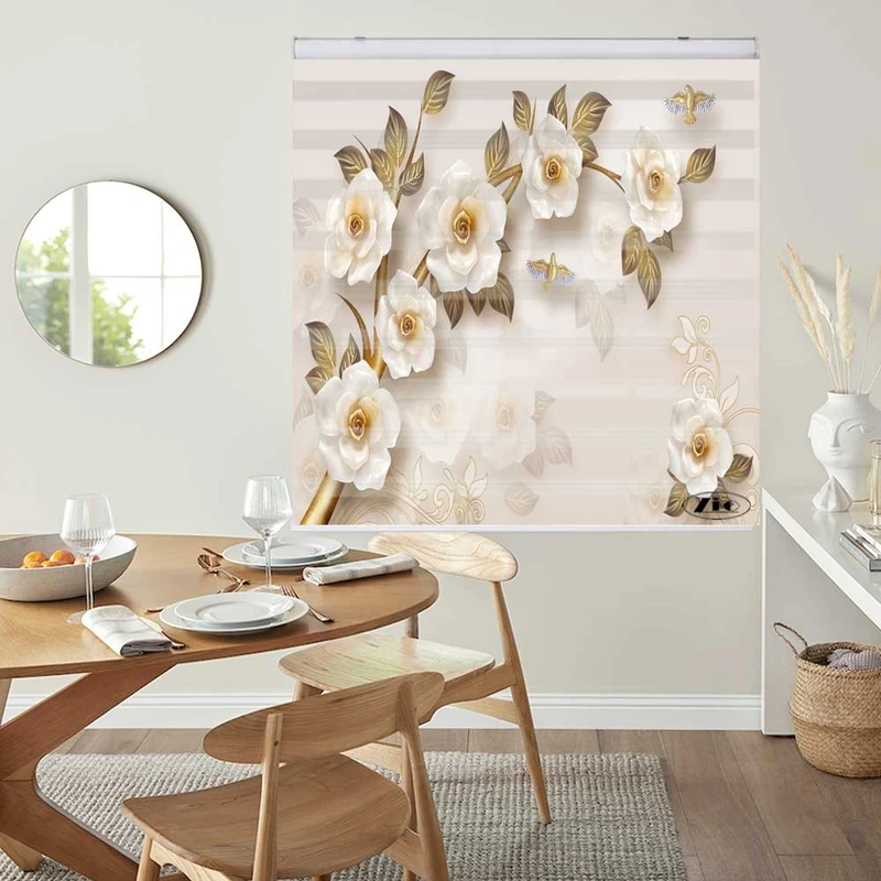 پرده زبرا زیو کد 3D1139 سایز 150x200 سانتی متر