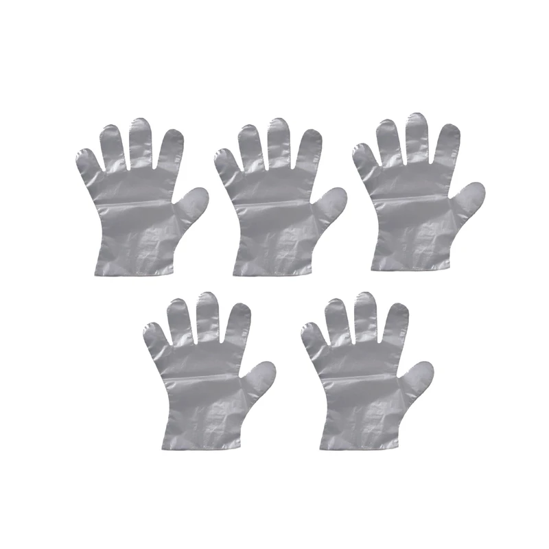 دستکش یکبار مصرف نگین مدل 001 5 بسته 80 عددی