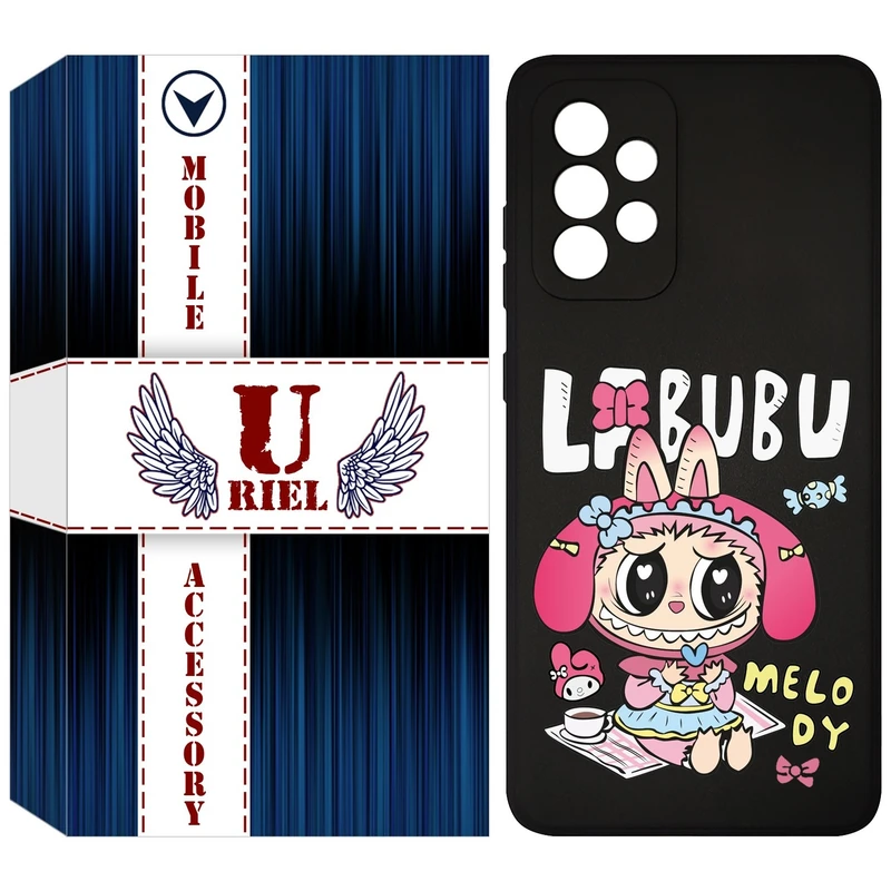 کاور یوریل قاب مدل KSH کد 140 طرح عروسک لبوبو مناسب برای گوشی موبایل سامسونگ Galaxy A33 5G