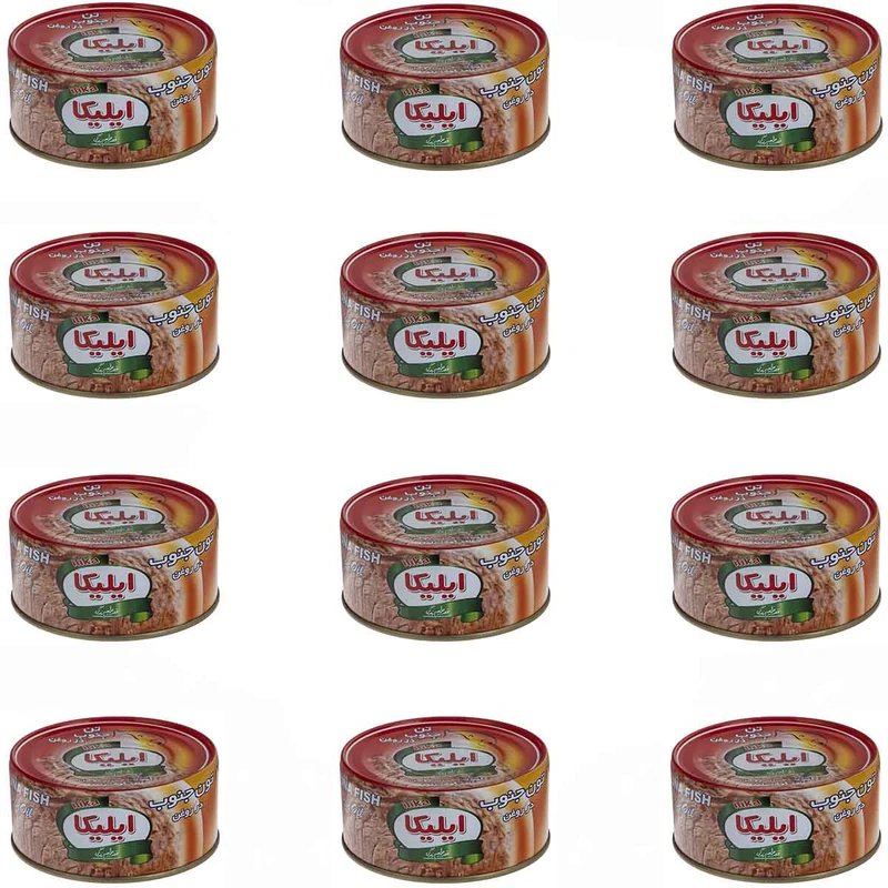 کنسرو ماهی هوور در روغن گیاهی ایلیکا - 180 گرم بسته 12 عددی