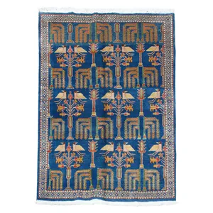 فرش دستباف سه متری طرح مرغ آزاد کد 21314