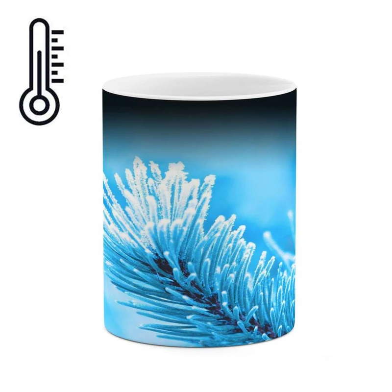 ماگ حرارتی کاکتی مدل برگ یخی کد mgh15130