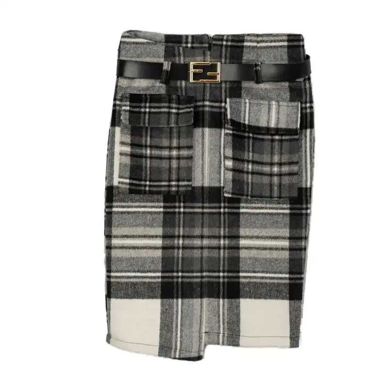 دامن زنانه مدل پشمی کد MDSS-AT9435