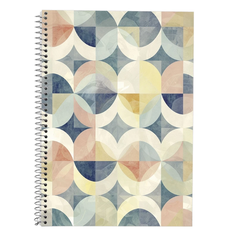 دفتر زبان 50 برگ مدوپد مدل دو خط طرح فانتزی کد DF13681