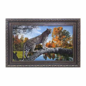 Handmade Carpet frame  tiger on the tree