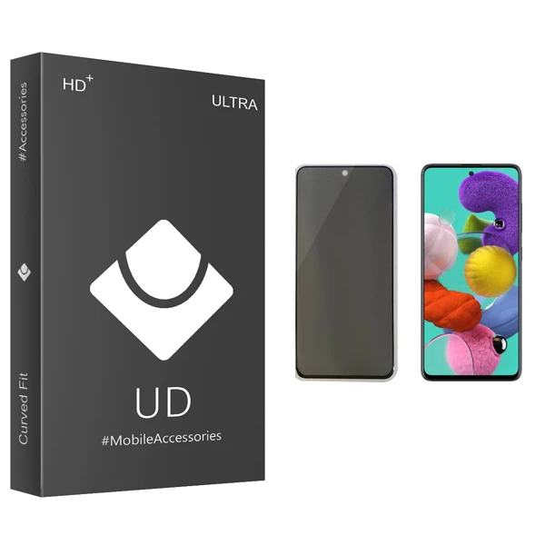 محافظ صفحه نمایش حریم شخصی یو دی مدل +HD مناسب برای گوشی موبایل سامسونگ Galaxy A51