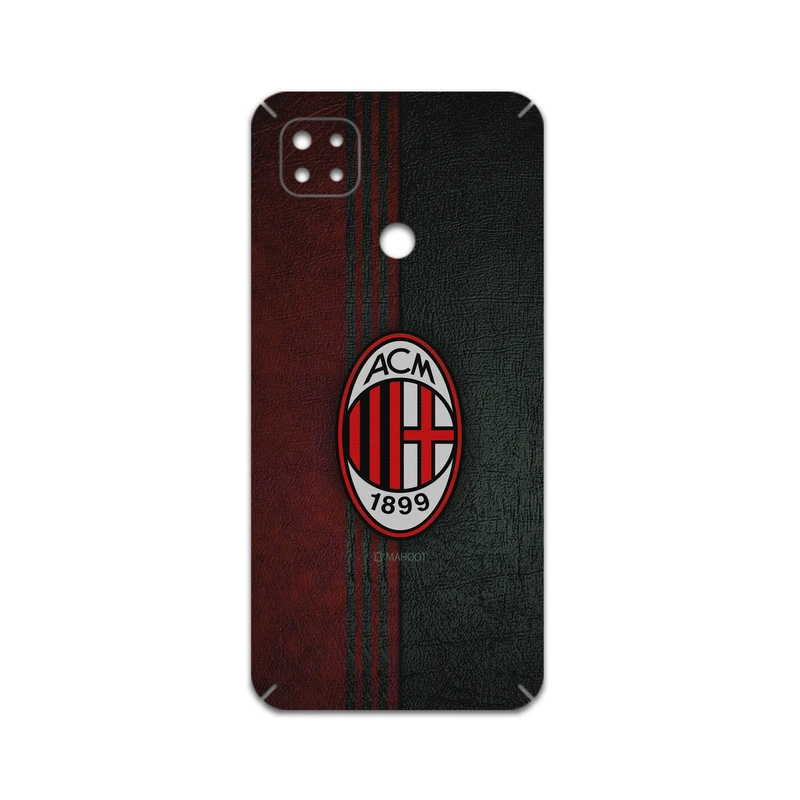 برچسب پوششی ماهوت مدل AC-Milan-FC مناسب برای گوشی موبایل شیائومی Redmi 9C NFC