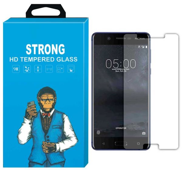 محافظ صفحه نمایش شیشه ای تمپرد مانکی مدل Strong مناسب برای گوشی نوکیا 5 محافظ صفحه نمایش شیشه ای تمپرد مانکی مدل Strong مناسب برای گوشی نوکیا 5