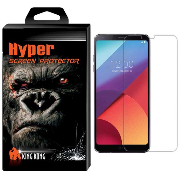 محافظ صفحه نمایش شیشه ای کینگ کونگ مدل Hyper Protector مناسب برای گوشی ال جی G6 Plus محافظ صفحه نمایش شیشه ای کینگ کونگ مدل Hyper Protector مناسب برای گوشی ال جی G6 Plus