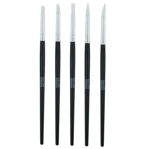 قلم طراحی ناخن سالن مدل Professional-05 مجموعه 5 عددی 