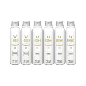 اسپری خوشبو کننده بدن زنانه فیکورس مدل Chanel Coco Mademoiselle حجم 200 میلی لیتر مجموعه 6 عددی