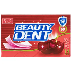 آدامس بدون شکر با طعم گیلاس بیوتی دنت