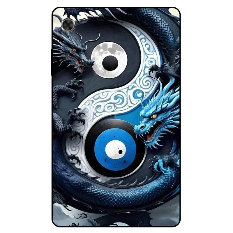 کاور مگافون طرح اژدها مدل 7475 مناسب برای تبلت لنوو Tab M7 2019