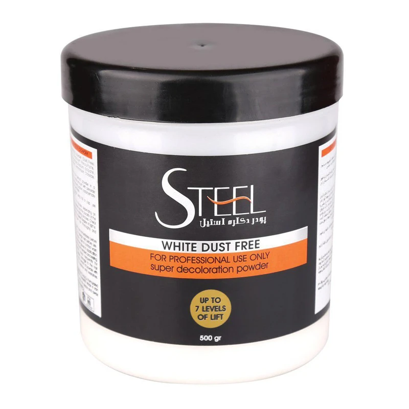 پودر دکلره استیل مدل White Dust Free مقدار 500 گرم