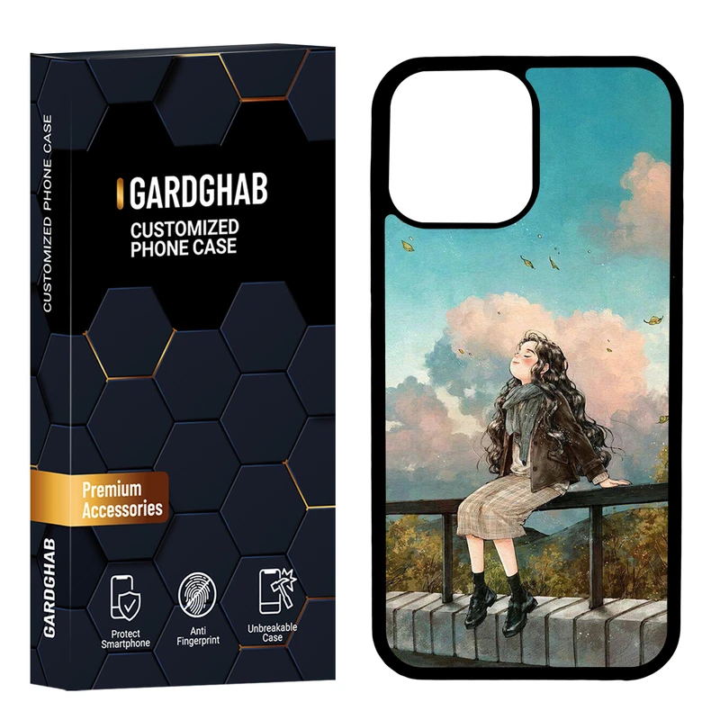 کاور گارد قاب مدل پشت گلس دخترانه مناسب برای گوشی موبایل اپل iPhone 13 Pro Max