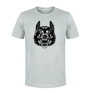 تی شرت آستین کوتاه مردانه مدل wolf کد K301 T