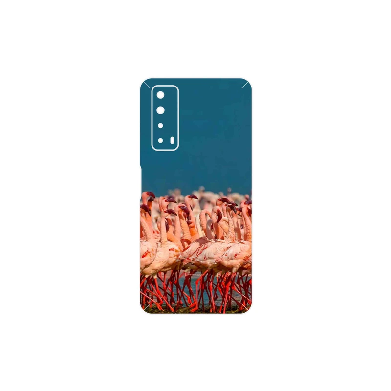 برچسب پوششی ماهوت مدل Flamingo مناسب برای گوشی موبایل هوآوی Y7a
