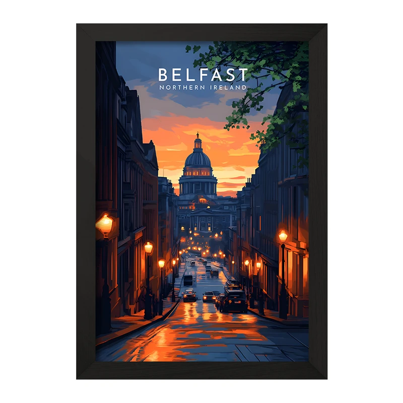 تابلو خندالو مدل بلفاست (Belfast) کد F12893