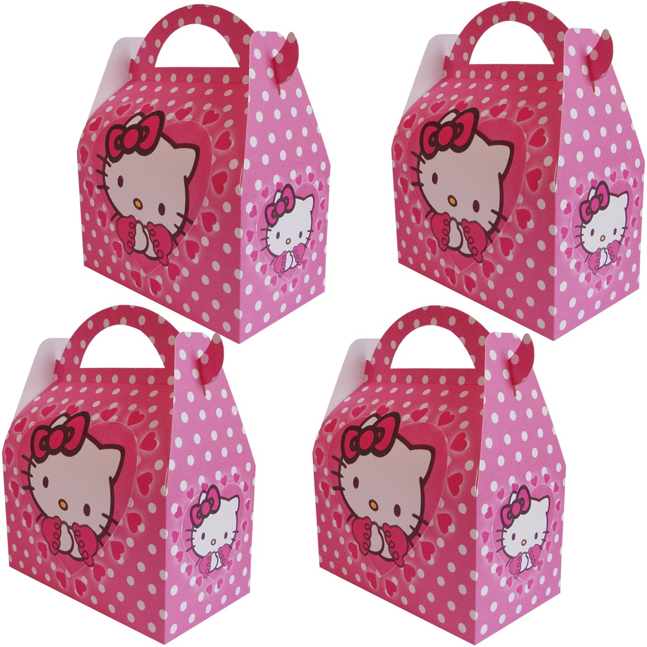 جعبه کادویی طرح Hello Kitty کد 08711 بسته 4 عددی