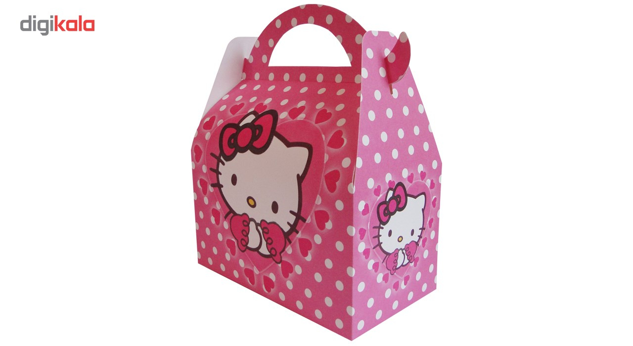 جعبه کادویی طرح Hello Kitty کد 08711 بسته 4 عددی
