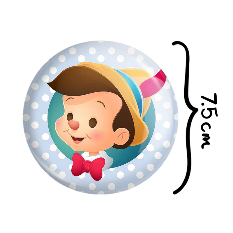آینه جیبی خندالو طرح پینوکیو Pinocchio مدل تاشو کد 4568