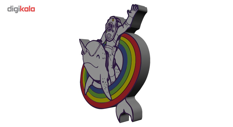 استیکر تزیینی چوبی بانیبو مدل Unicorn21