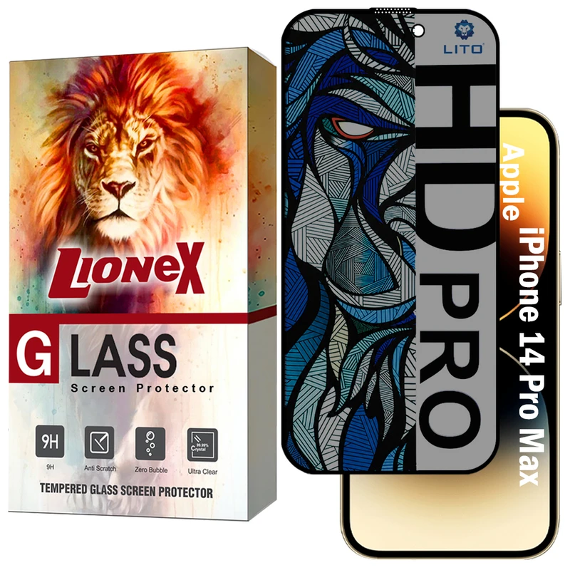 محافظ صفحه نمایش لایونکس مدل LITOPRVL مناسب برای گوشی موبایل اپل iPhone 14 Pro Max