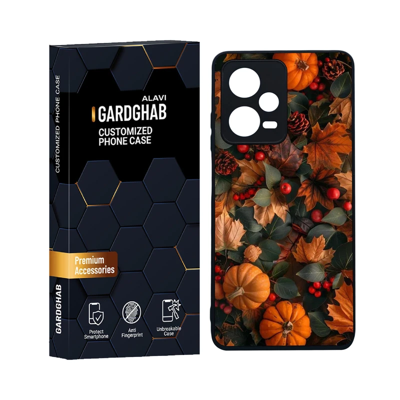 کاور گارد قاب علوی مدل دورژله ای هنری مناسب برای گوشی موبایل شیائومی Redmi Note 12 Pro 5G