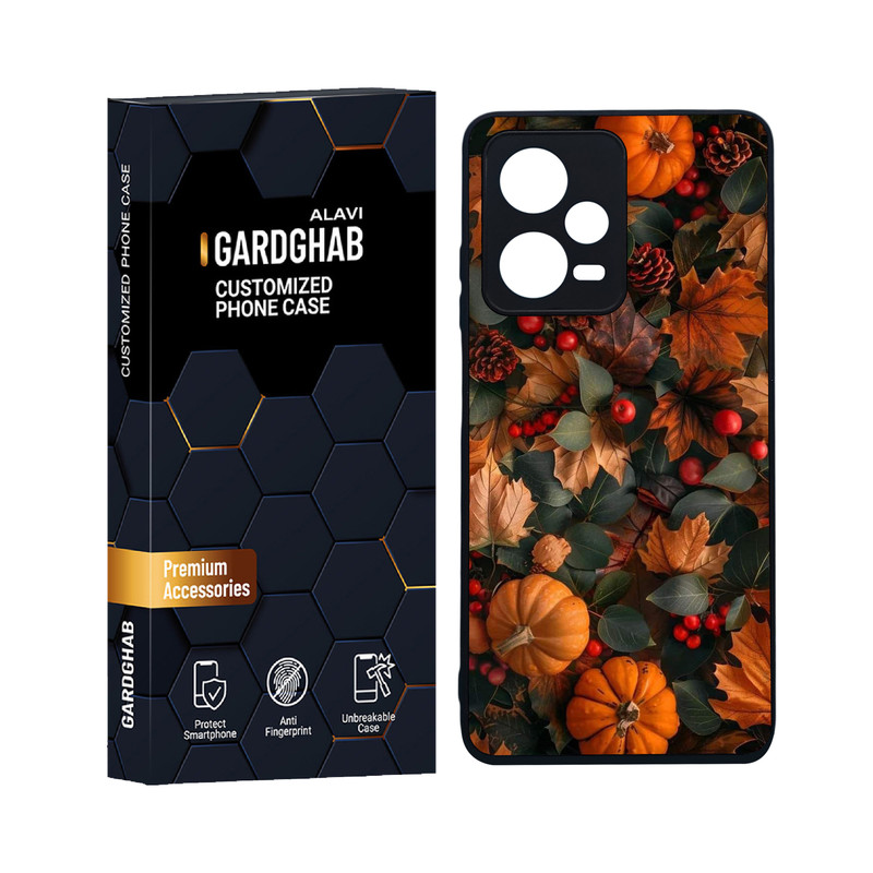 کاور گارد قاب علوی مدل دورژله ای هنری مناسب برای گوشی موبایل شیائومی Redmi Note 12 Pro 5G