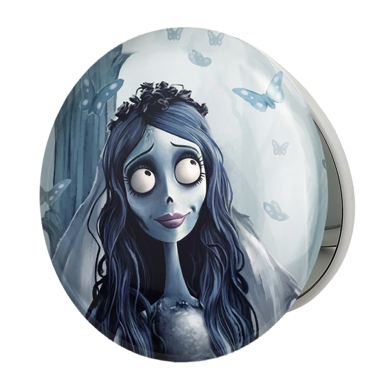 آینه جیبی خندالو طرح انیمیشن عروس مردگان مدل تاشو کد 27827 