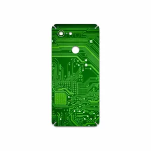 MAHOOT Green Printed Circuit Board Cover Sticker for Google Pixel 3