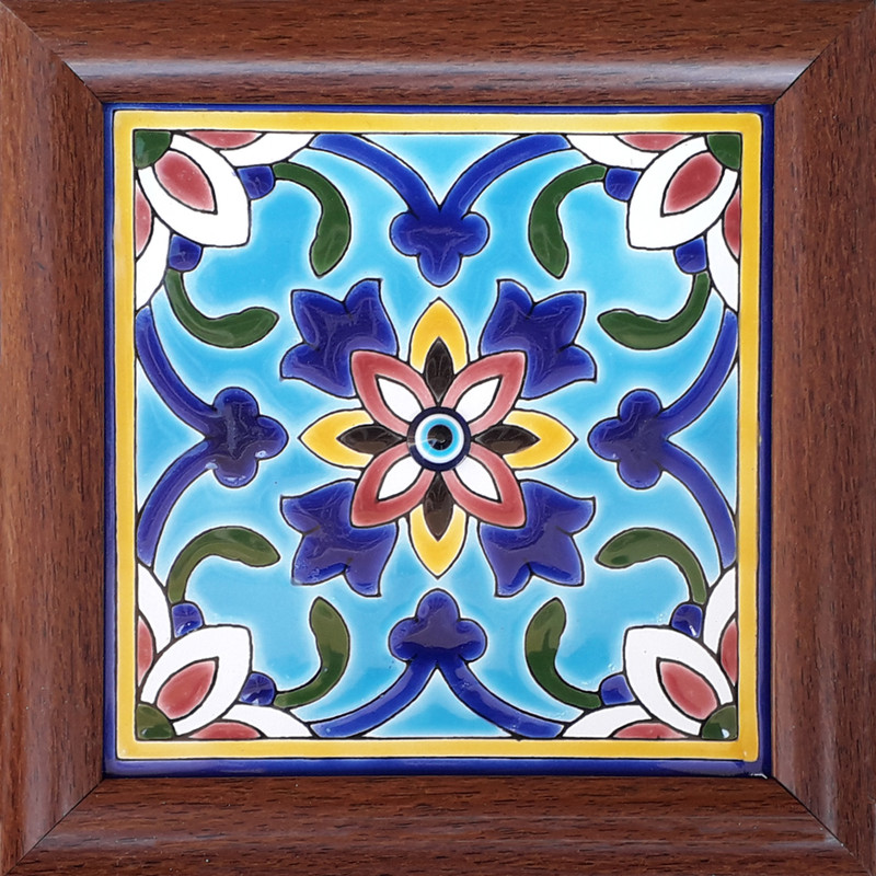 تابلو ویترای طرح کاشی کد 02