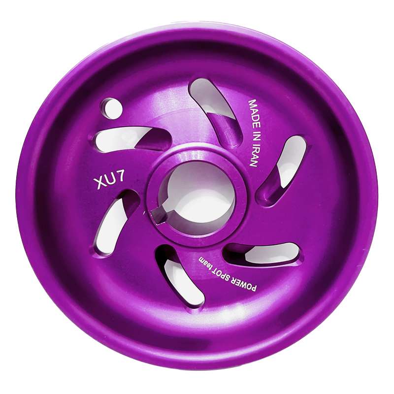 پولی سر میل لنگ سبک کد PST-XU7P مناسب برای 405 و سمند و پارس