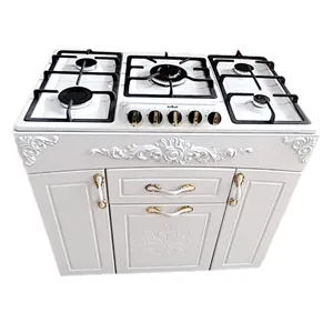 اجاق گاز 5 شعله هاکان مدل چهار درب صفحه لعابی اپکسی کوهان دار 