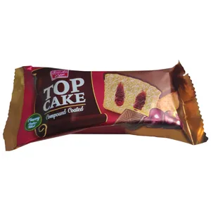 کیک مغزدار با طعم گیلاس و روکش کاکائو شیرین عسل - 60 گرم بسته 40 عددی