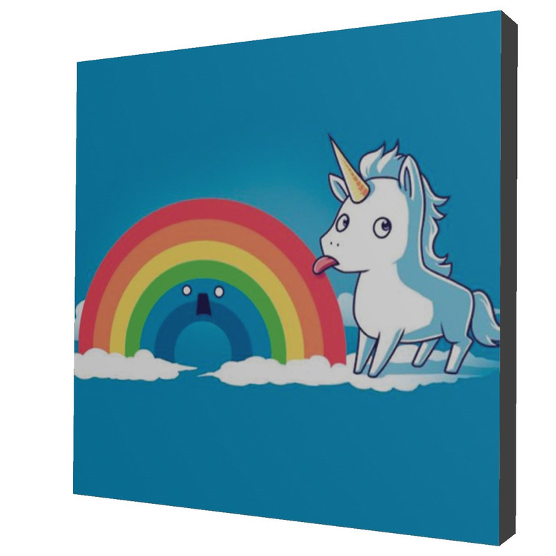 استیکر تزیینی چوبی بانیبو مدلUnicorn35