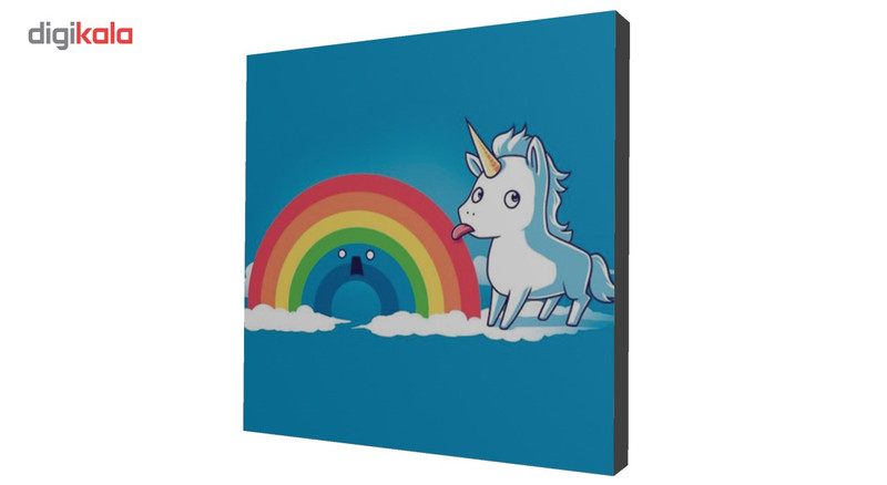 استیکر تزیینی چوبی بانیبو مدلUnicorn35