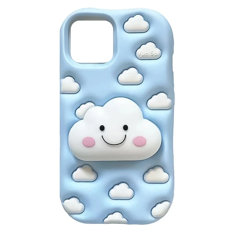  کاور مدل happy cloud مناسب برای گوشی موبایل سامسونگ Galaxy A16/A17/A26