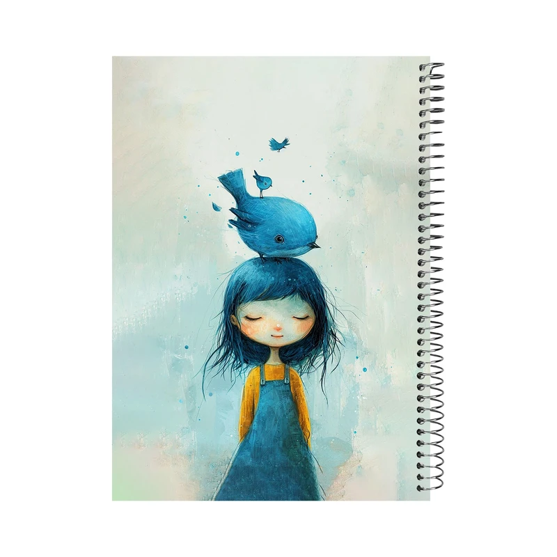 دفتر 100 برگ پدیده نقش مدل جلد سخت طرح چکاوک کد 706