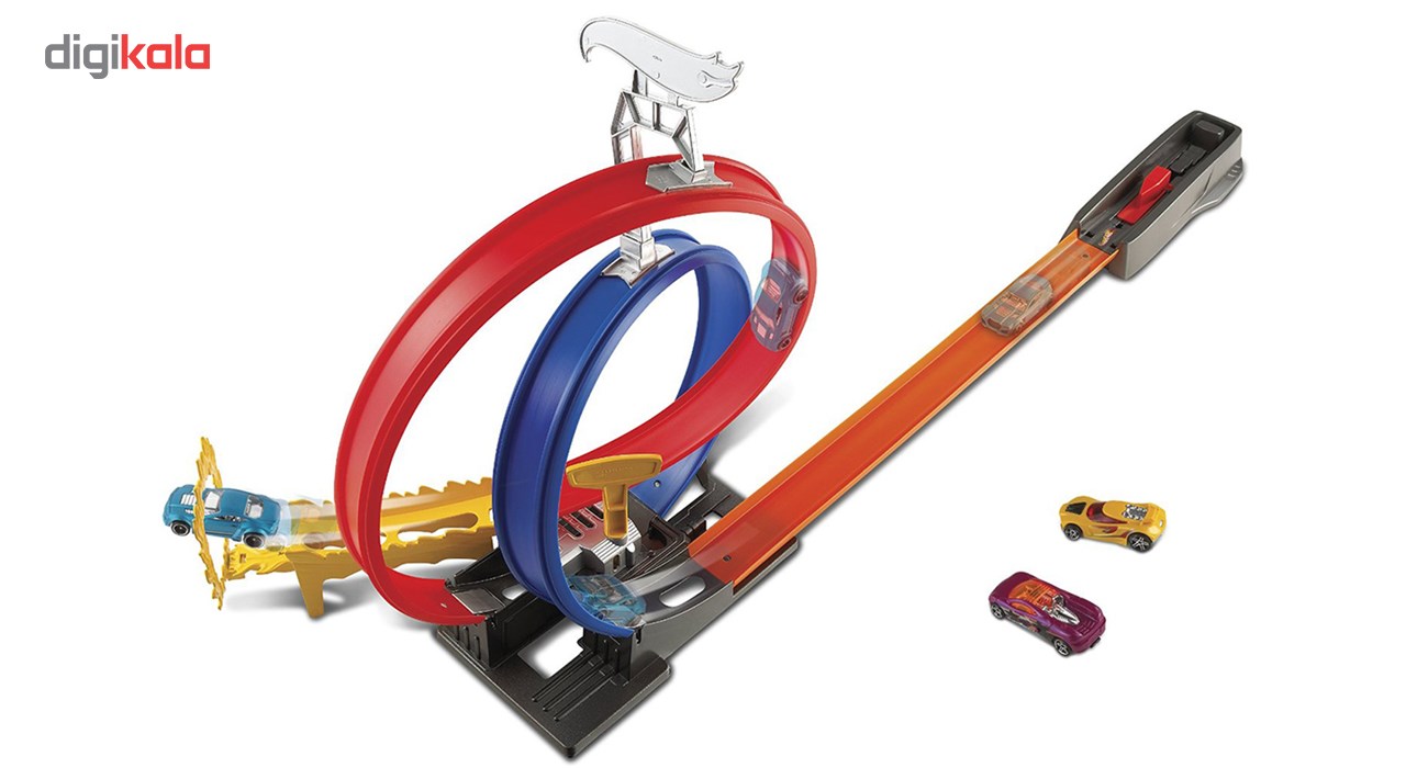 hot wheels fire ring track