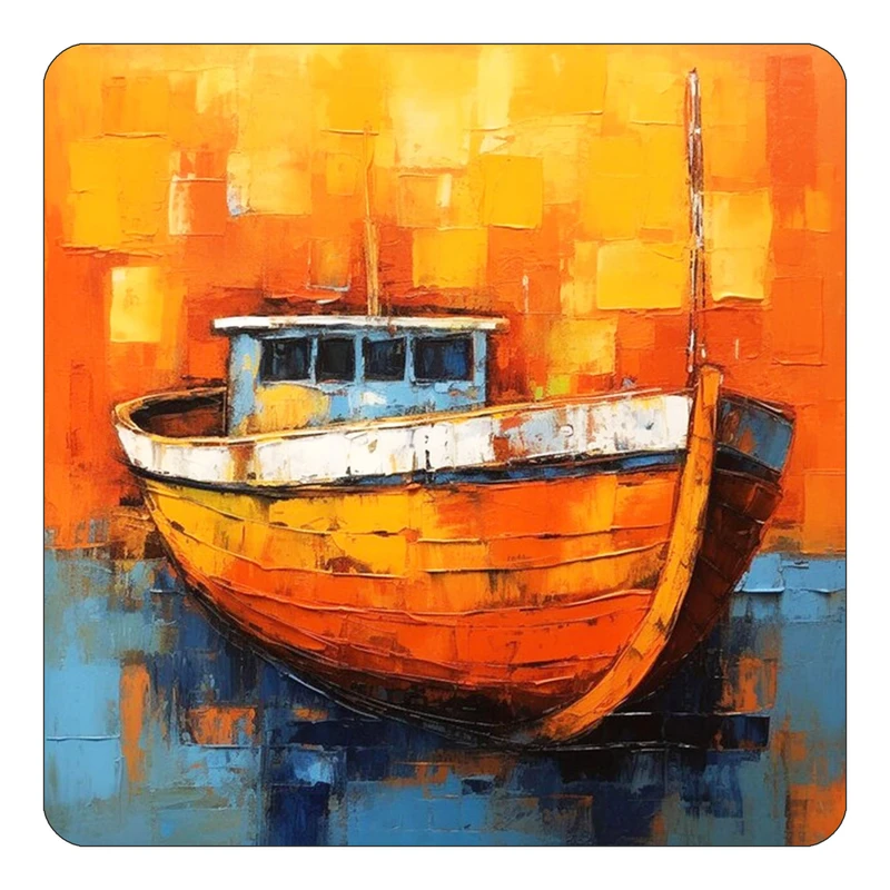 مگنت کاکتی طرح نقاشی رنگ روغن مدل mp72964