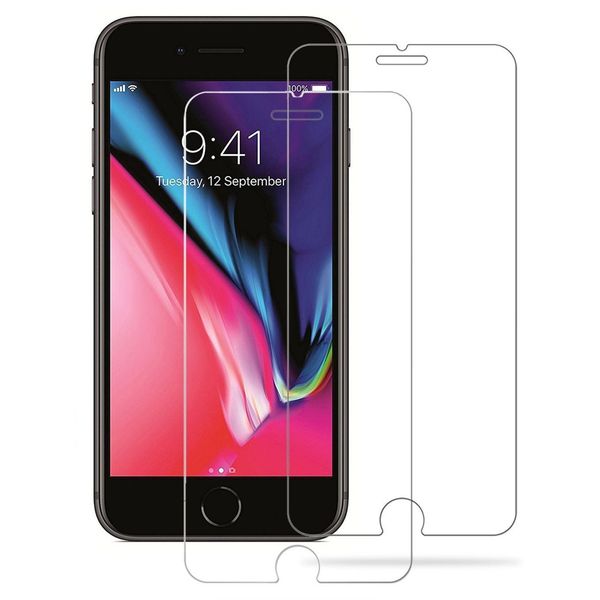 محافظ صفحه نمایش شیشه ای مدل Tempered مناسب برای گوشی آیفون 7/8 پلاس بسته 2 عددی به همراه کابل لایتنینگ محافظ صفحه نمایش شیشه ای مدل Tempered مناسب برای گوشی آیفون 7/8 پلاس بسته 2 عددی به همراه کابل لایتنینگ
