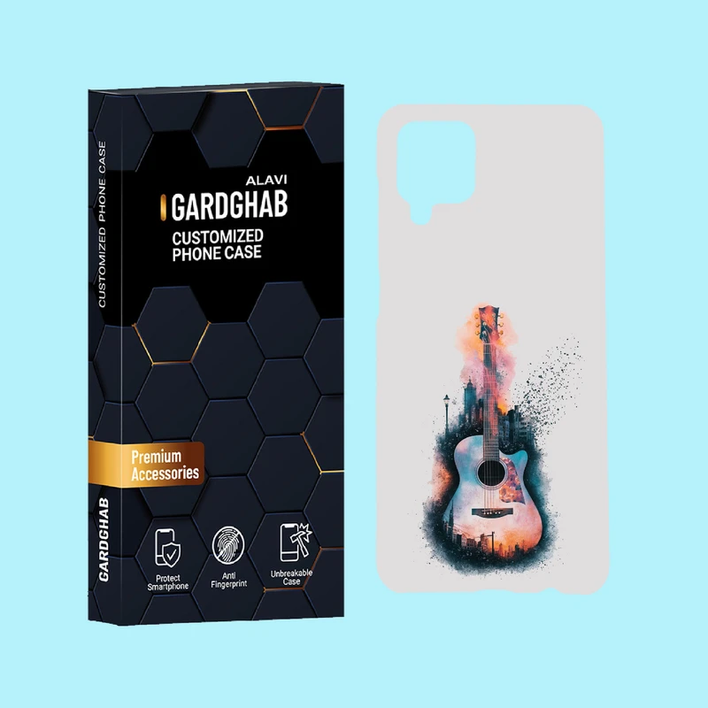 کاور گارد قاب علوی مدل ساز و موزیک مناسب برای گوشی موبایل سامسونگ Galaxy A12