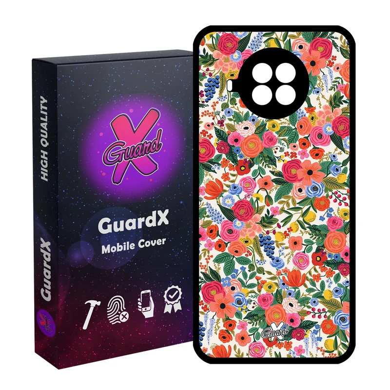 کاور گارد ایکس طرح گل مدل Glass10247 مناسب برای گوشی موبایل شیائومی Mi 10T Lite / Mi 10I / Redmi Note 9 Pro 5G