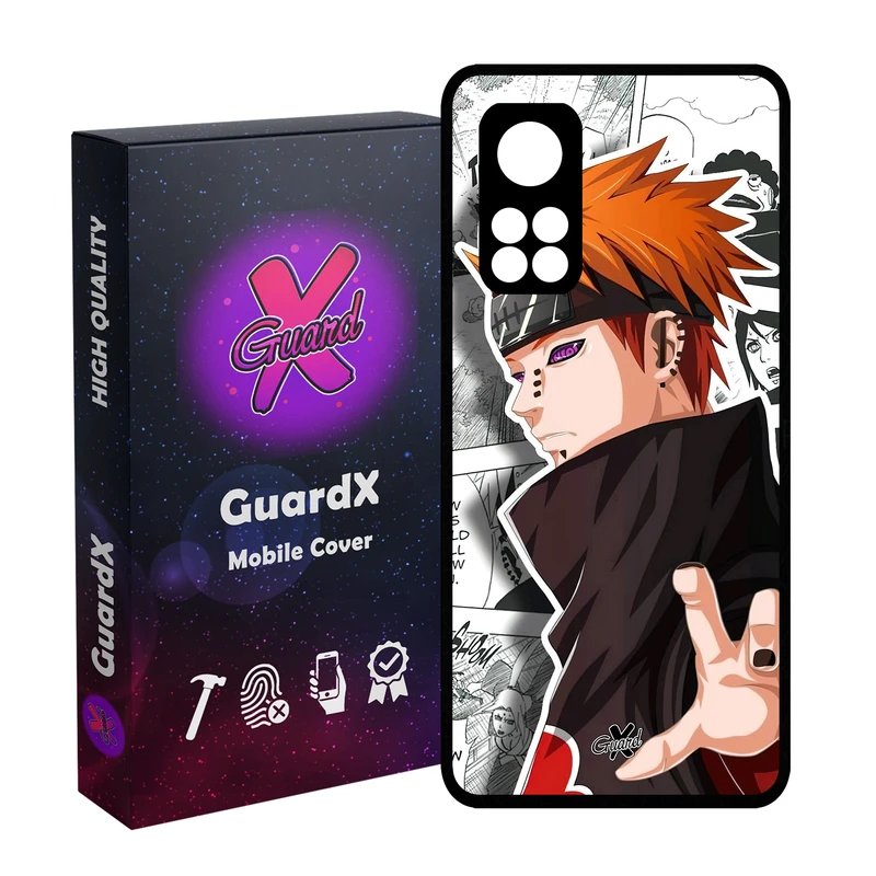 کاور گارد ایکس طرح Naruto Anime مدل Glass10554 مناسب برای گوشی موبایل شیائومی Mi 10T / Mi 10T Pro