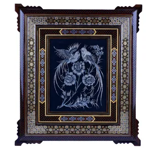  تابلو خاتم کاری طرح گلستان کد 5550