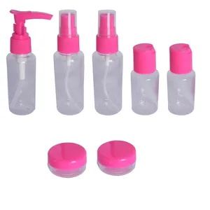 ست مسافرتی آرایشی کد 005322 مجموعه 7 عددی